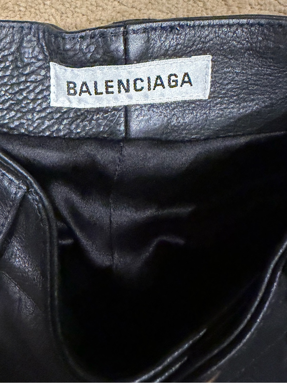 Balenciaga Leather pants - Picture 2 of 6